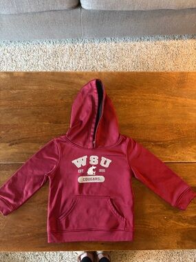 WSU Cougars Maroon Kids' Hooded Sweatshirt